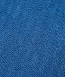 Universal Works Bakers Overshirt/Jacket In Washed Indigo Herringbone Denim