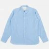Universal Works - Everyday Shirt In Blue Organic Oxford Cotton New