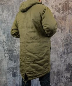 Universal Works - CW Parka In Dusky Green Aero Wax Cotton Outerwear&jackets