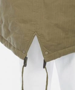 Universal Works - CW Parka In Dusky Green Aero Wax Cotton Outerwear&jackets