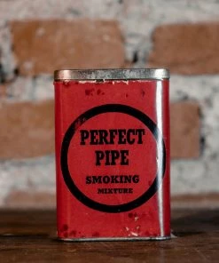 Antiques 1940's Perfect Pipe Mixture Tobacco Tin