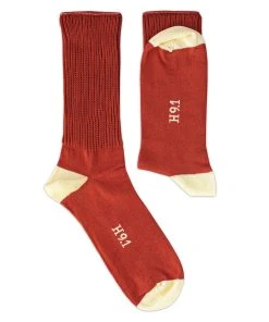 The Rugged Society Socks Heritage9.1 - Piuma - Rust