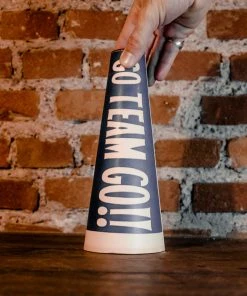 Antiques Vintage Popcorn Holder Go Team Go!! Yea Team!! Antiques&Collectibles