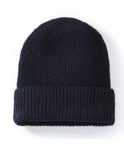 Peregrine - Porter Ribbed Beanie In Navy