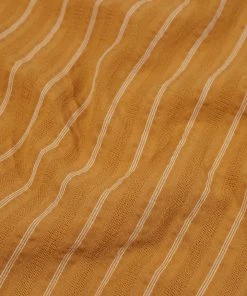 Universal Works - Road Shirt In Mustard Maui Stripe