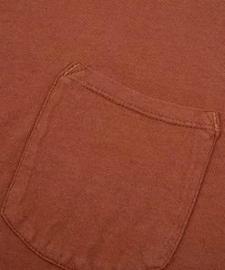 Freenote Cloth - 9 Ounce Pocket Tee - Rust