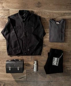 Outerwear&jackets Bleu Blaton - Short Mechanic Worker Jacket In Black