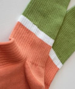 The Rugged Society Socks Heritage9.1 - Strati - Salmon And Bamboo