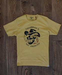 Iron And Resin - Tomorrow Is Not Promised Tee In Gold