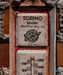 Antiques Antiques&Collectibles Torino Brand Vintage Working Thermometer J.Ossola