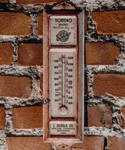 Antiques Antiques&Collectibles Torino Brand Vintage Working Thermometer J.Ossola
