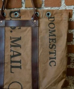 Actawl X The Rugged Society - Reworked Vintage US Mail Heavy Canvas Tote Carrier Bag