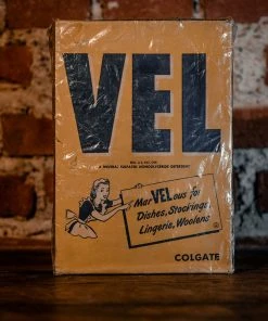 Antiques 1949 Sealed Vel Laundry Dish Soap Detergent