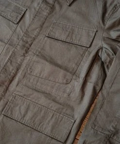Universal Works - MW Fatigue Jacket In Light Olive Twill