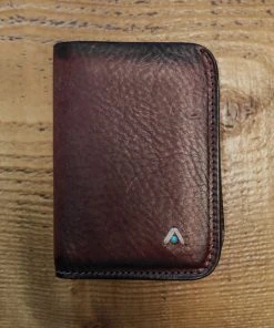 Alberto Luti - Bi-Fold Wallet In Dark Brown Leather New