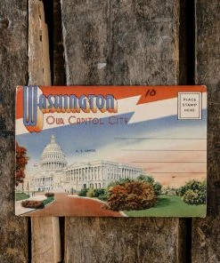 Antiques 1930/40's Lot N°4 - 3 Linen Souvenir Postcard Folders Antiques&Collectibles