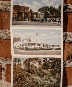 Antiques 1930/40's Lot N°4 - 3 Linen Souvenir Postcard Folders Antiques&Collectibles