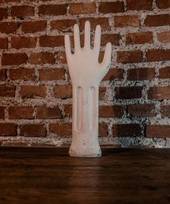 Antiques Industrial White Ceramic Hand / Glove Mold