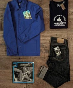 Outerwear&jackets Bleu Blaton - French Work Jacket In French Blue