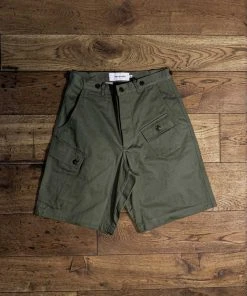 Workware - Combat Shorts In Green Bottoms