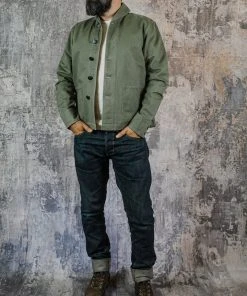 Outerwear&jackets Workware - Shawl Collar USN Jacket In Green